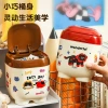 Cute desktop storage box, large-capacity student desktop organization, compartments, shelf, stationery pen holder, a must-have for the new term details Picture